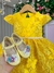 Vestido Marie Jardim Encantado Luxo Amarelo - comprar online