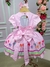 Vestido Miss Sweet Rosa Pirulito - Doces - Candy - Ferreira Kids