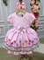 Vestido Miss Sweet Rosa Pirulito - Doces - Candy