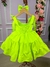 Vestido Blogueirinha Verde Neon Cerejinha - Ferreira Kids