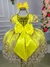 Vestido Enjoy Realeza Amarelo - Ferreira Kids