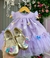 Vestido Vila Lele Jardim das Borboletas Baby Liz Lilas - comprar online