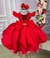 Vestido Belle Fille Vermelho Gola de Perolas - Ferreira Kids