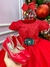 Vestido Marie Vermelho Peito Paete Natal - comprar online