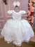 Vestido Belle Fille Branco Mavie