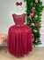 Vestido Infantil Enjoy Regata Longo Marsala