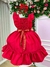 Vestido Blogueirinha Natali Vermelho - Natal - Ferreira Kids