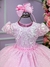 Vestido Infantil Menina Bonita Rosa Bebe Jade - comprar online