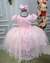 Vestido Infantil Menina Bonita Rosa Borboletas