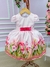 Vestido Miss Sweet Rosa Florido