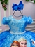 Vestido Infantil Temático da Gigi Frozen Azul - comprar online