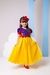 Vestido Bella Child/Fantasia Longa Branca de Neve