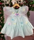 Imagem do Vestido Infantil Lig Lig Verde Tiffany Cinto Florzinha