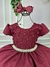 Vestido Ysa Kids Marsala Peito Perolas na internet