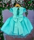 Vestido Marie Verde Tiffany Jardim Encantado Flores - loja online