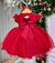 Vestido Menina Bonita Bebe Renda Vermelho - Ferreira Kids