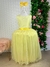 Vestido Infantil Enjoy Longo Regata Amarelo