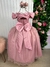 Vestido Marie Longo Manga Princesa Rose - Ferreira Kids