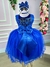 Vestido Infantil Enjoy Juvenil Helena Azul Royal - Ferreira Kids