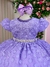 Vestido Menina Bonita Poa/Poá Lilas Tamires - comprar online