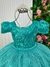 Vestido Enjoy Longo Peito Rendado Verde - comprar online