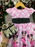 Vestido Tematico Luxo Minnie/Minie Rosa - Ferreira Kids