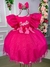 Vestido Princesa Belli Tematico Barbie Pink Babado - comprar online