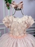 Vestido Miss Sweet Rose Claro Peito Aplique Flores na internet