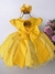 Vestido Infantil Marie Amarelo na internet