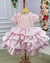 Vestido Miss Sweet Bebe Rosa Bebe Peito Rendado