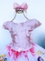 Vestido Juvenil Lig Lig Temático Princesas Disney Rosa - comprar online