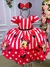 Vestido Infantil Temáticos da Gigi Minnie/Minie Vermelha - Ferreira Kids