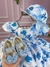 Vestido Miss Cherry Chapeu Ursinho Azul Royal - comprar online