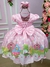 Vestido Infantil Temáticos da Gigi Galinha Pintadinha Rosa - Ferreira Kids