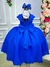 Vestido Giovanella/Giovanela Longo Valentina Azul Royal - Ferreira Kids