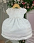 Vestido Miss Sweet Branco Florzinha