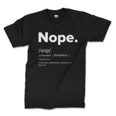 Playera NOPE