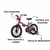 Bicicleta Infantil Aro 16 Nathor Homem aranha +5 anos - comprar online