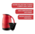 Conjunto bule 700ml suporte filtro 102 vermelho - Empório Presentes