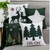 KIT: 4 CAPAS DE ALMOFADA DECORATIVAS NATAL NOVO ESTRELA VERDE – 45×45