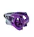 SUPORTE GUIDÃO ALUMINIO CNC 45MM X 31.8MM BICOLOR GRADIENT PRATA/ROXO - ELLEVEN