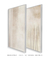 Dupla quadro decorativo Bege Abstrato - comprar online