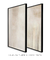 Dupla quadro decorativo Bege Abstrato - comprar online