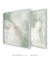 Dupla Quadros Decorativos Abstrato Verde - comprar online