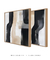 Dupla Quadros Decorativos Bege Brush - loja online