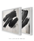 Dupla Quadros Decorativos Black Brush - Bless Art