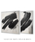 Dupla Quadros Decorativos Black Brush na internet