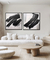 Dupla Quadros Decorativos Black Brush