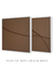 Dupla Quadros Decorativos Mocha Mousse - Bless Art