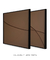 Dupla Quadros Decorativos Mocha Mousse - comprar online